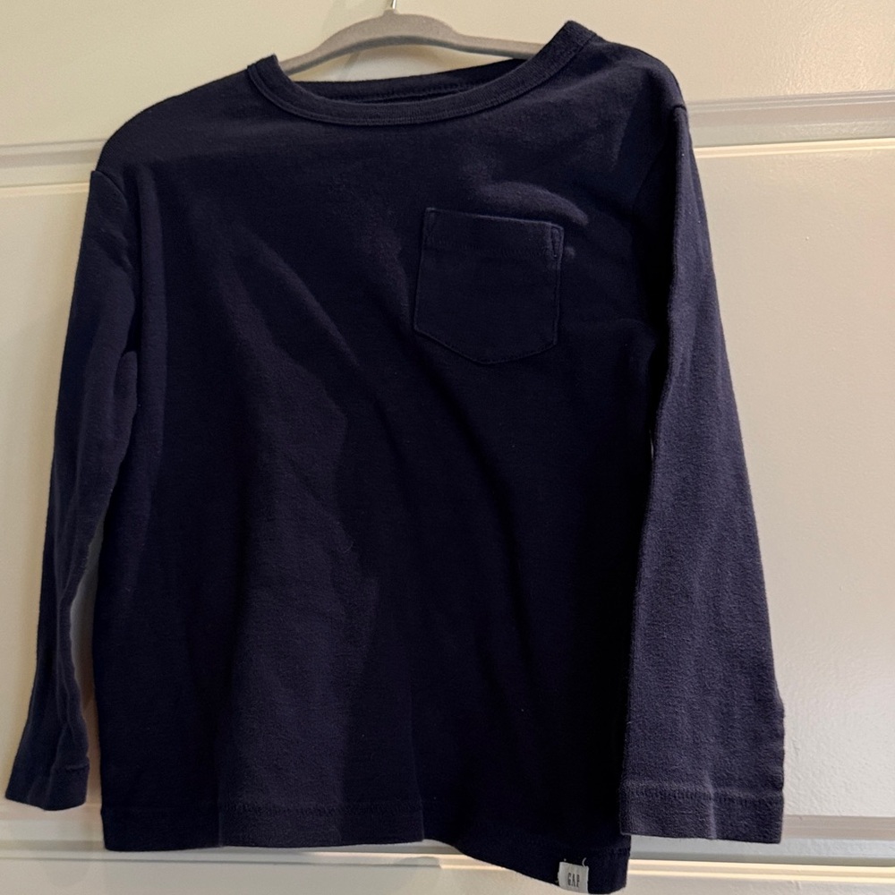 GAP Dark Blue Kids Long Sleeve Tee